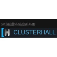 ClusterHall logo, ClusterHall contact details