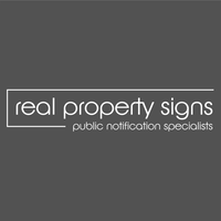 Real Property Signs AU logo, Real Property Signs AU contact details