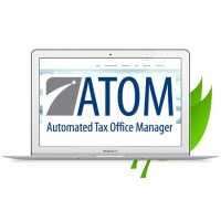 ATOM Software logo, ATOM Software contact details