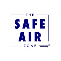 The Safe Air Zone logo, The Safe Air Zone contact details