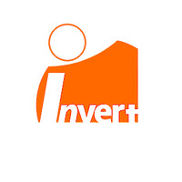 Invert logo, Invert contact details