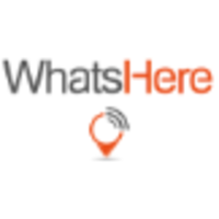 WhatsHere logo, WhatsHere contact details