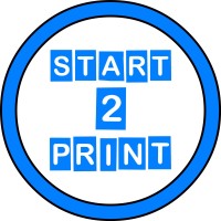 Start 2 Print logo, Start 2 Print contact details