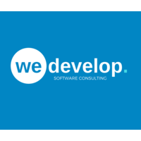 WeDevelop logo, WeDevelop contact details