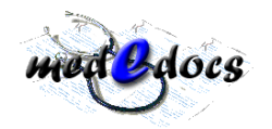 MedEDocs logo, MedEDocs contact details