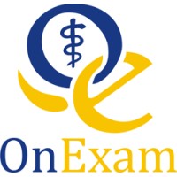 OnExam logo, OnExam contact details