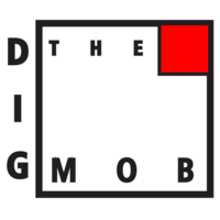 The Digital Mob logo, The Digital Mob contact details