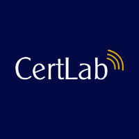 CertLab logo, CertLab contact details