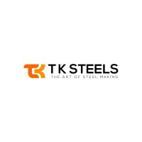 TK STEELS logo, TK STEELS contact details