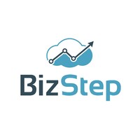 BizStep logo, BizStep contact details