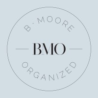 B. Moore Organized logo, B. Moore Organized contact details