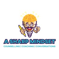 A SHARP MINDSET logo, A SHARP MINDSET contact details