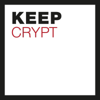 KeepCrypt logo, KeepCrypt contact details