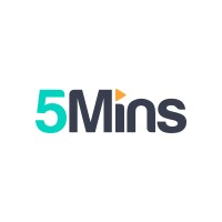 5Mins logo, 5Mins contact details