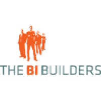 The BI Builders logo, The BI Builders contact details