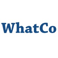 WhatCo logo, WhatCo contact details