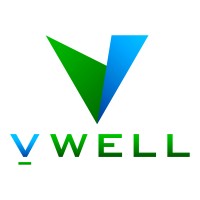 VWELL logo, VWELL contact details