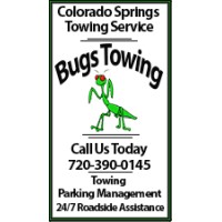 Bugs Towing logo, Bugs Towing contact details