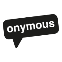 Onymous logo, Onymous contact details