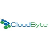 CloudByte logo, CloudByte contact details