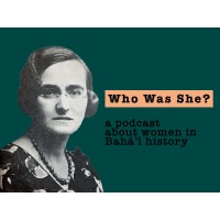 Who was she? Podcast logo, Who was she? Podcast contact details