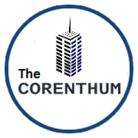 The Corenthum logo, The Corenthum contact details