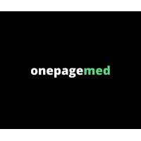 onepagemed logo, onepagemed contact details