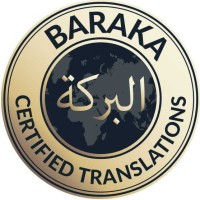 Baraka Certified Translations logo, Baraka Certified Translations contact details