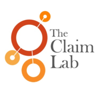 The Claim Lab logo, The Claim Lab contact details