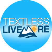 TextLess Live More logo, TextLess Live More contact details