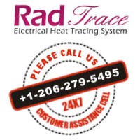 RadTrace logo, RadTrace contact details