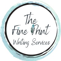 The Fine Print Writing Services logo, The Fine Print Writing Services contact details