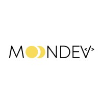 MoonDev logo, MoonDev contact details