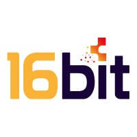 16bit logo, 16bit contact details