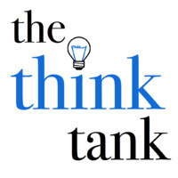 the think tank logo, the think tank contact details