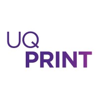 UQ Print logo, UQ Print contact details