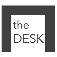 the Desk logo, the Desk contact details