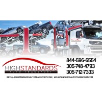 High Standards Auto Transport logo, High Standards Auto Transport contact details