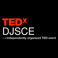 TEDxDJSCE logo, TEDxDJSCE contact details