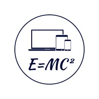 E=MC2 logo, E=MC2 contact details