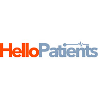 HelloPatients logo, HelloPatients contact details