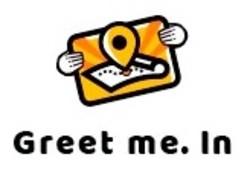 GreetMe.in logo, GreetMe.in contact details