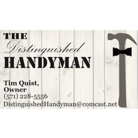 The Distinguished Handyman logo, The Distinguished Handyman contact details