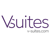 V-Suites logo, V-Suites contact details