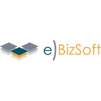 e-BizSoft logo, e-BizSoft contact details