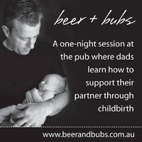 Beer + Bubs: childbirth education for dads at the pub logo, Beer + Bubs: childbirth education for dads at the pub contact details