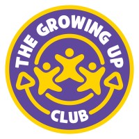 The Growing Up Club logo, The Growing Up Club contact details