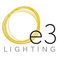 e3 Lighting logo, e3 Lighting contact details