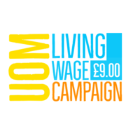 University of Manchester Living Wage Campaign logo, University of Manchester Living Wage Campaign contact details