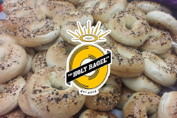 The Holy Bagel Company logo, The Holy Bagel Company contact details